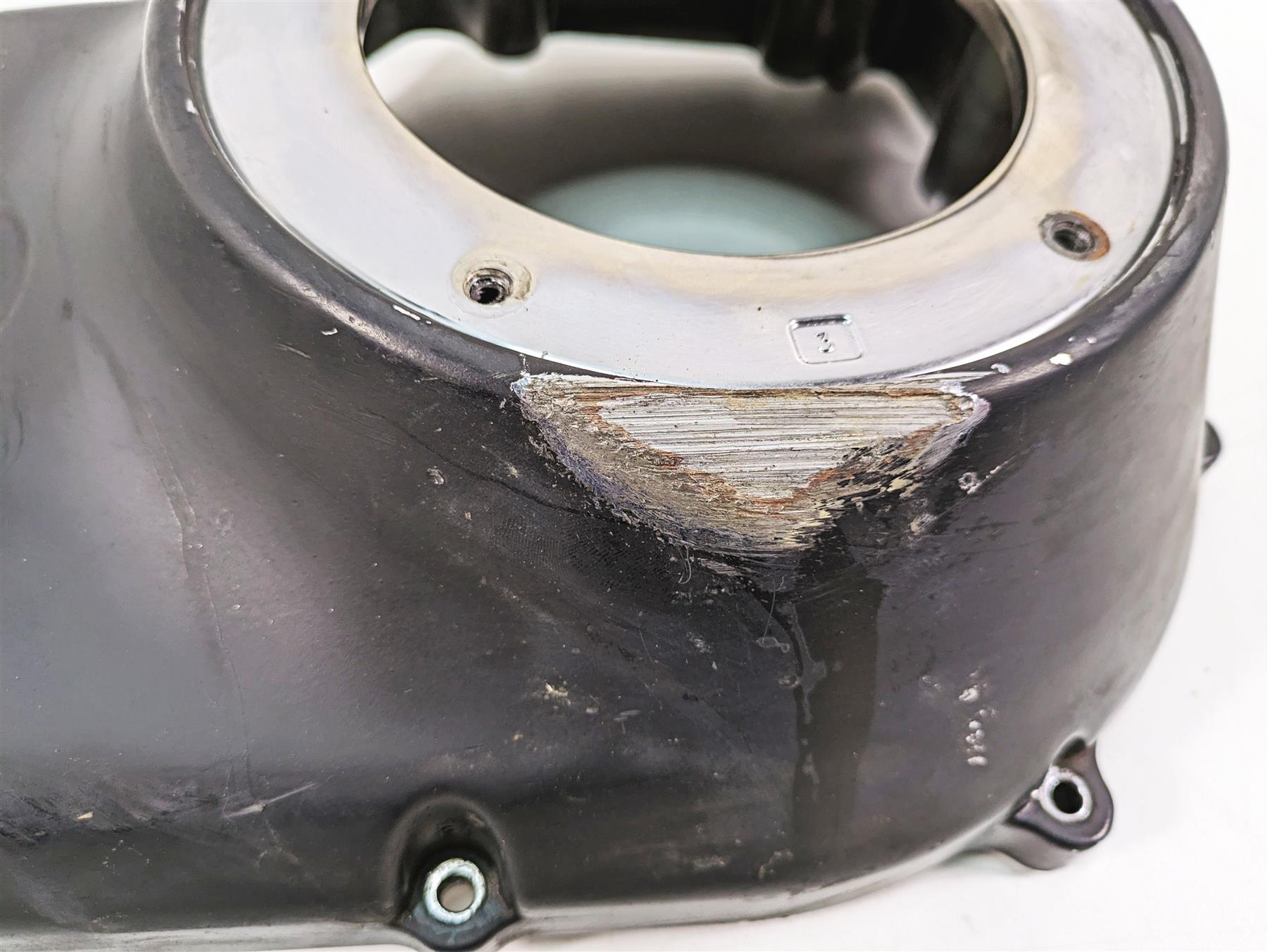 2009 Harley FXDC Dyna Super Glide Custom Outer Primary Clutch Cover 60761-06 {{ shop.shopifyCountryName }} - Mototech271