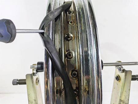 2011 Harley FXDC Dyna Super Glide Front Wheel Rim 19x2.5 0.66mm Runout 43105-08 {{ shop.shopifyCountryName }} - Mototech271