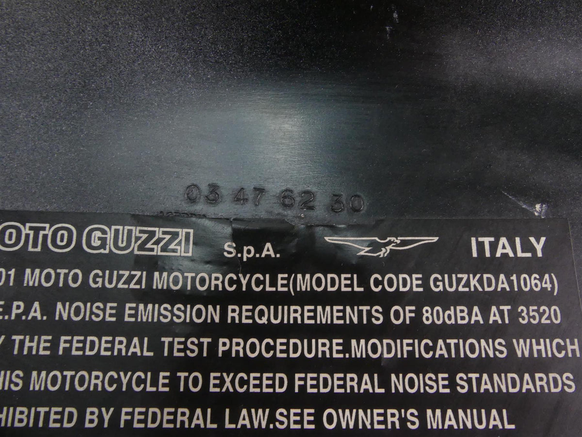 2001 Moto Guzzi California Sp 1100 Right Side Cover Fairing Cowl GU03476230 {{ shop.shopifyCountryName }} - Mototech271