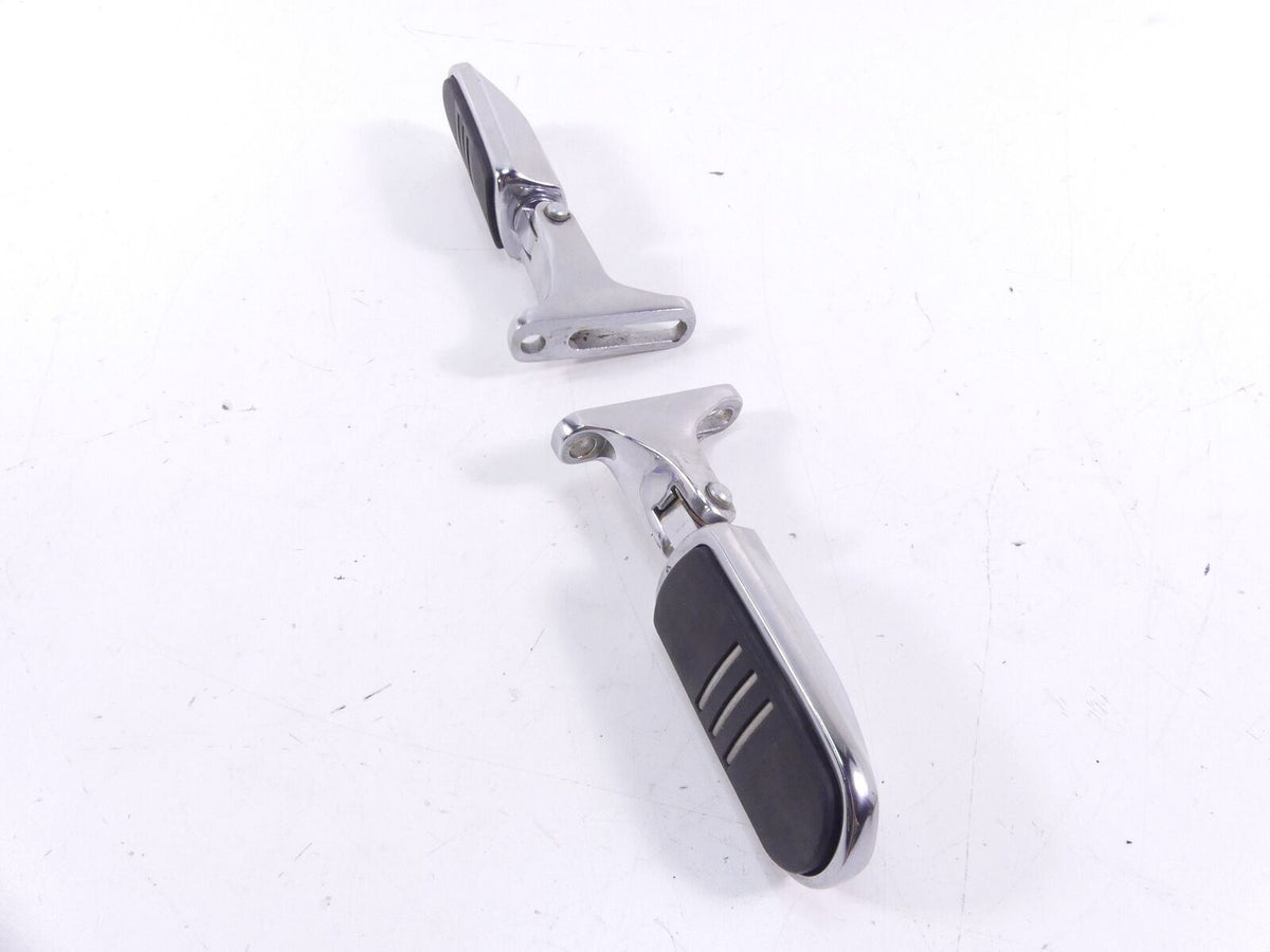 2010 Harley Touring FLHX Street Glide Rear Passenger Chrome Footpeg Set 49036-04 {{ shop.shopifyCountryName }} - Mototech271