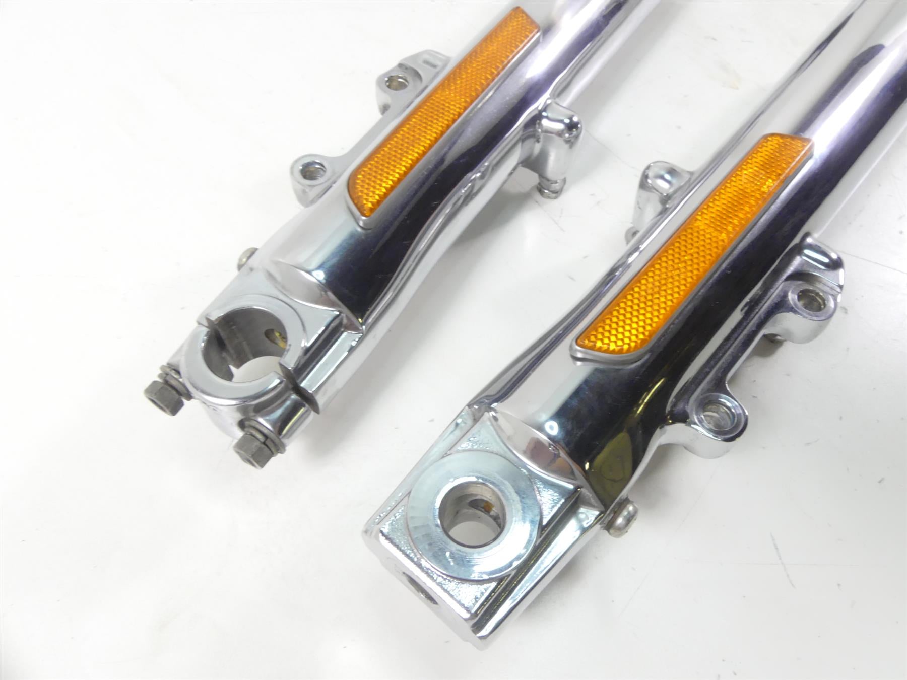 2007 Harley Touring FLHTCU SE CVO Electra Glide Front Fork Leg Set 41mm 46621-06 {{ shop.shopifyCountryName }} - Mototech271