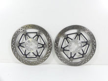 Load image into Gallery viewer, 2019 Aprilia Tuono V4 RR Factory Front Brake Rotor Disc Set 2B001135 2B001136
