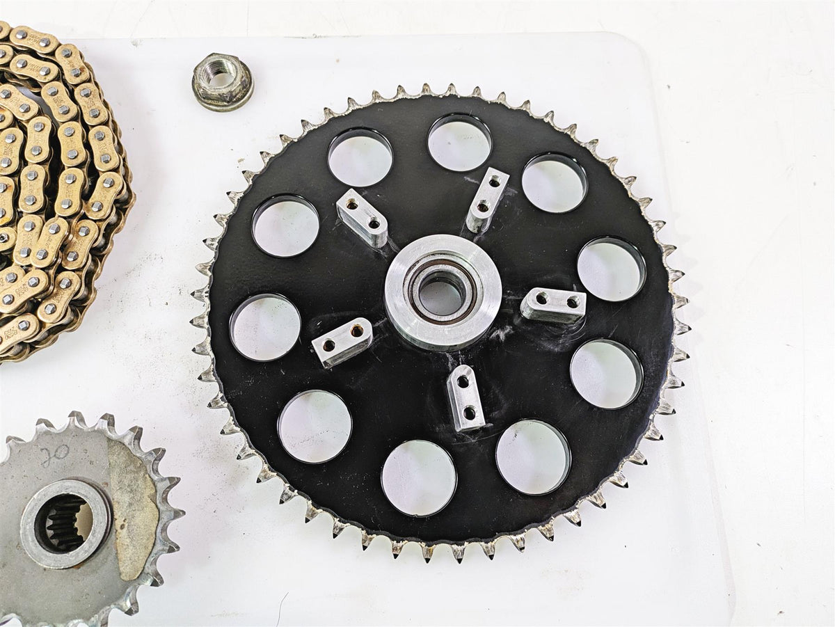 2010 Harley VRSCF Muscle Rod Chain Sprocket Conversion Kit 54T 20T {{ shop.shopifyCountryName }} - Mototech271