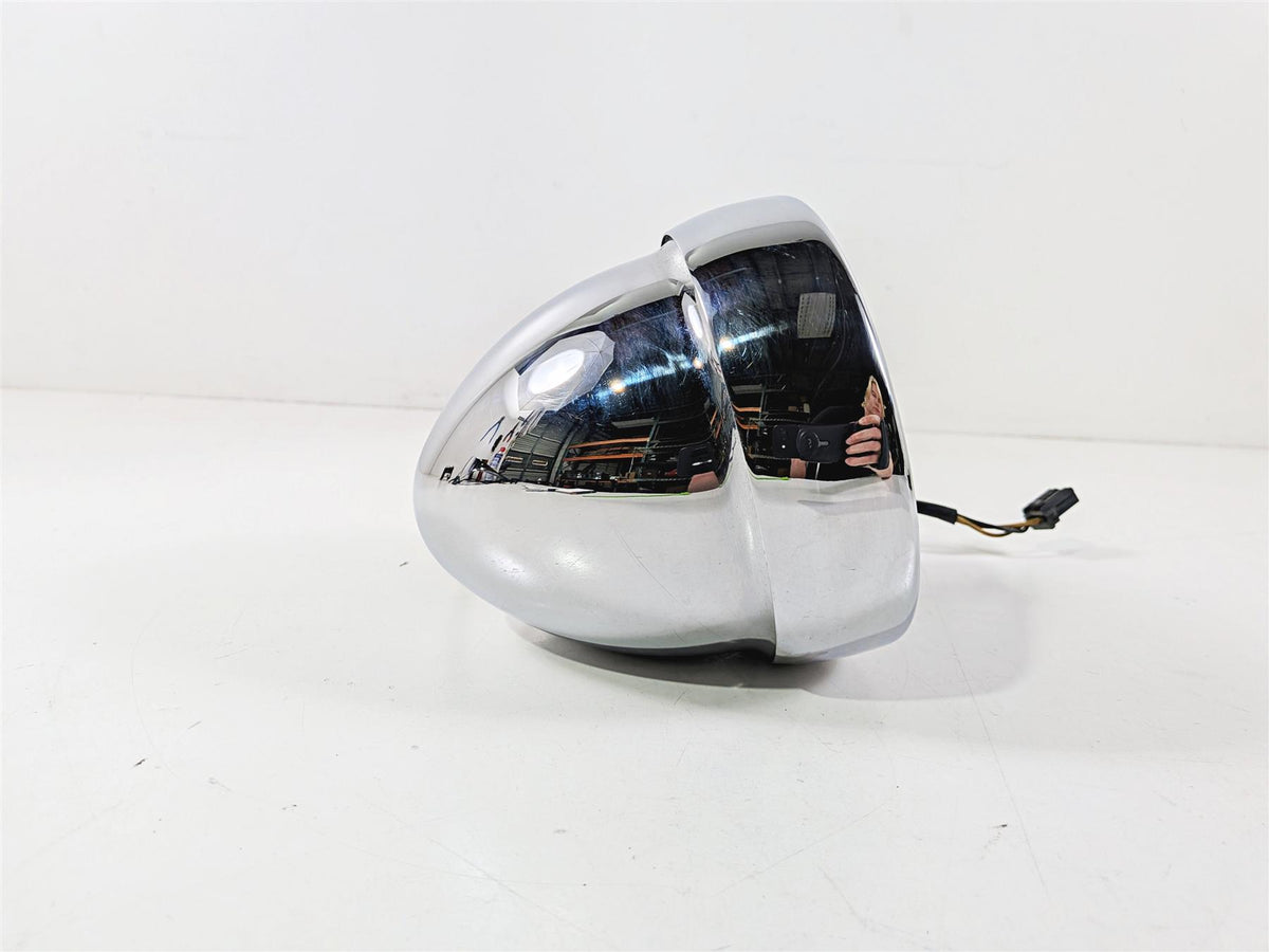 2008 Harley FXDSE CVO Dyna Headlight Head Light & Bracket 69691-06B 68297-05B-Mototech271