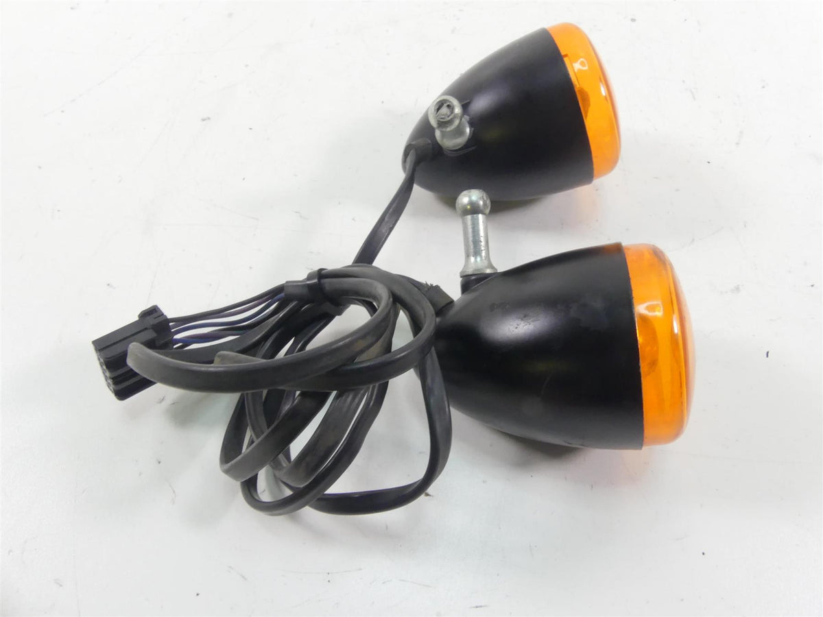 2007 Harley Sportster XL1200 Nightster Front Turn Signal Blinker Set 68972-00 {{ shop.shopifyCountryName }} - Mototech271