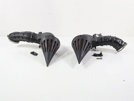 2019 Suzuki M109R VZR1800 Boulevard Dual Spike Flat Black Red Filter AC-236-BK {{ shop.shopifyCountryName }} - Mototech271