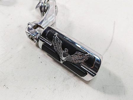 1999 Harley Touring FLHTC Electra Glide Eagle Chrome Highway Foot Peg Set {{ shop.shopifyCountryName }} - Mototech271