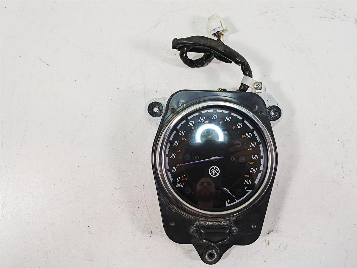 2009 Yamaha XV1900 Raider Speedometer Gauges Instrument 47K -Tested 5C7-83500-01 {{ shop.shopifyCountryName }} - Mototech271