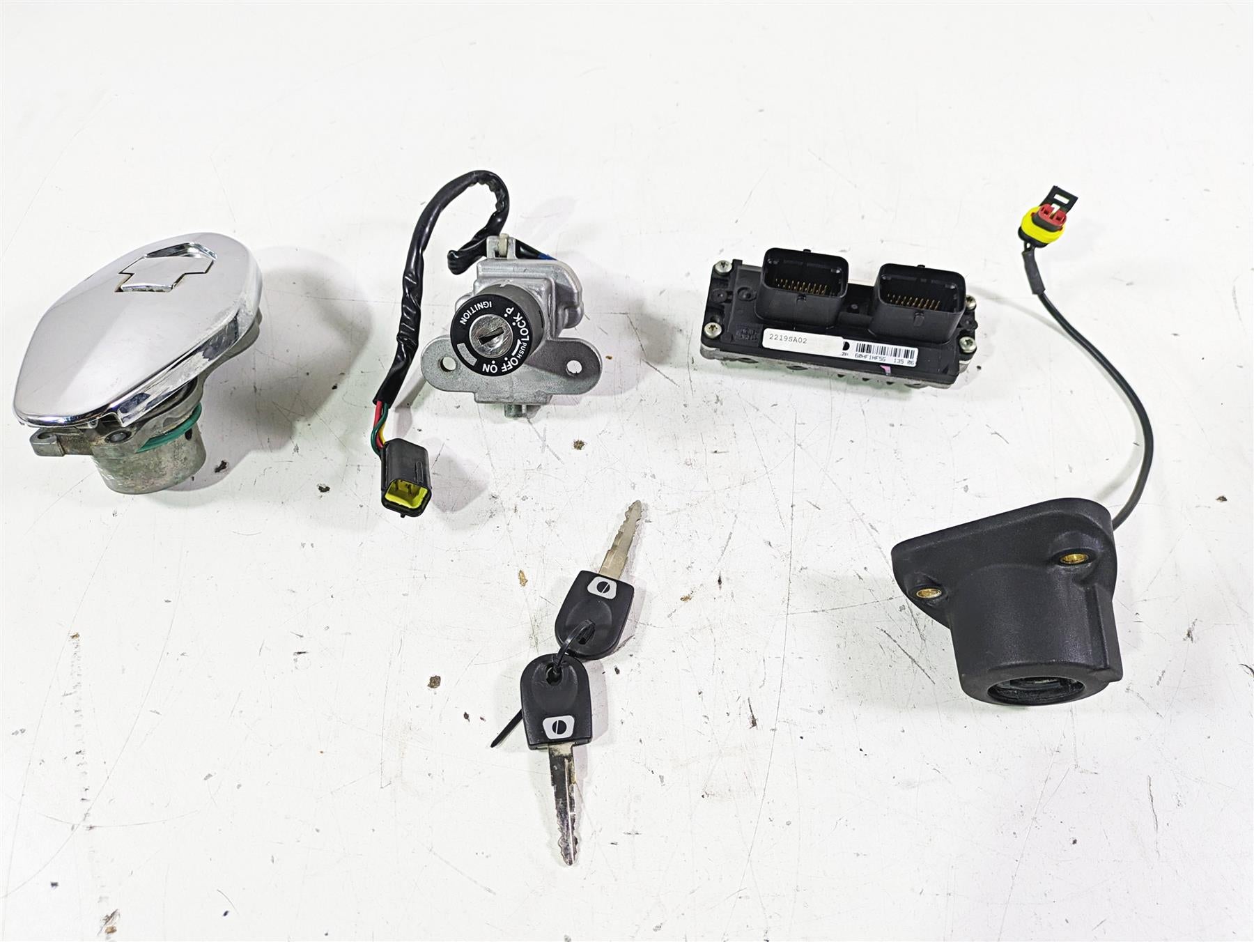 2007 Ducati Sport Classic GT1000 Cdi Ecm Engine Control Module Ignition Key Lock 11K 40610381C | Mototech271