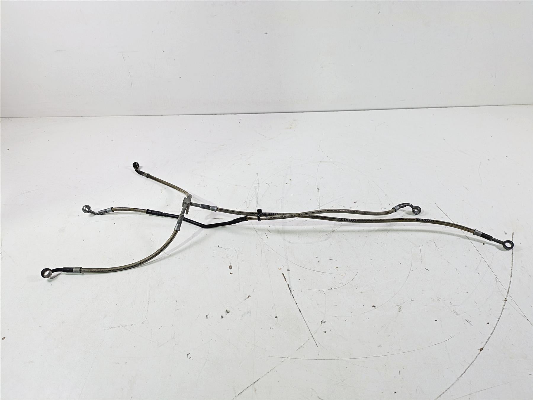 2015 BMW R1200GS Adv K51 Front Abs Brake Line Hose Set 34328526553 34328526552