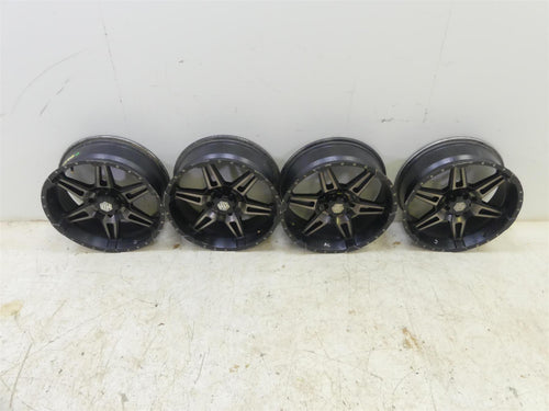 2020 Honda Talon S2X 1000X STI HD7 18x7 4/137 Matte Black Wheel Set 18HD717 | Mototech271