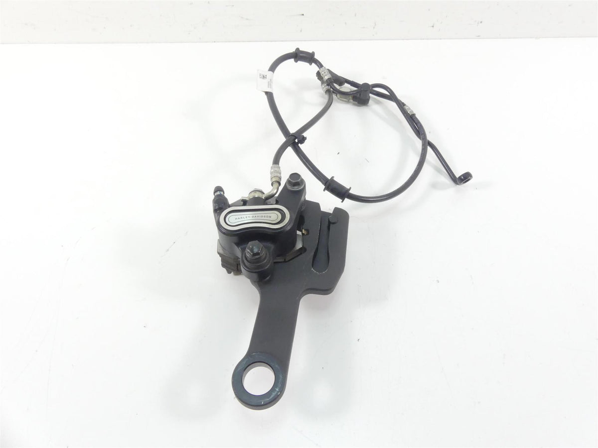 2020 Harley Softail FXBB Street Bob Rear Brake Caliper + Line & Bracket 41300192 {{ shop.shopifyCountryName }} - Mototech271