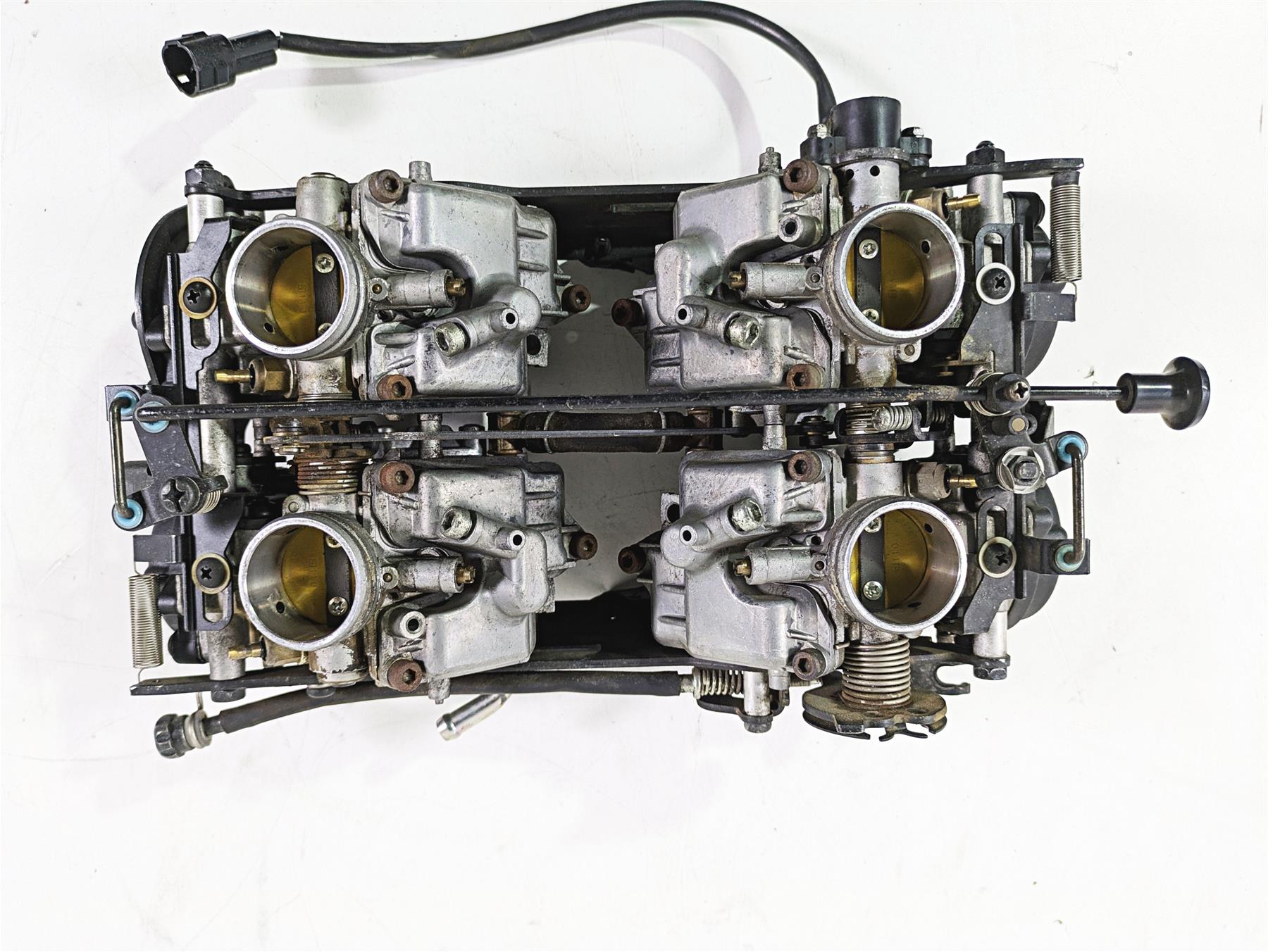 2008 Yamaha XVZ1300 Royal Star Carburetor Carb Set -Tested 4XY-14904-91-00 {{ shop.shopifyCountryName }} - Mototech271