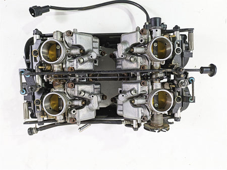 2008 Yamaha XVZ1300 Royal Star Carburetor Carb Set -Tested 4XY-14904-91-00 {{ shop.shopifyCountryName }} - Mototech271