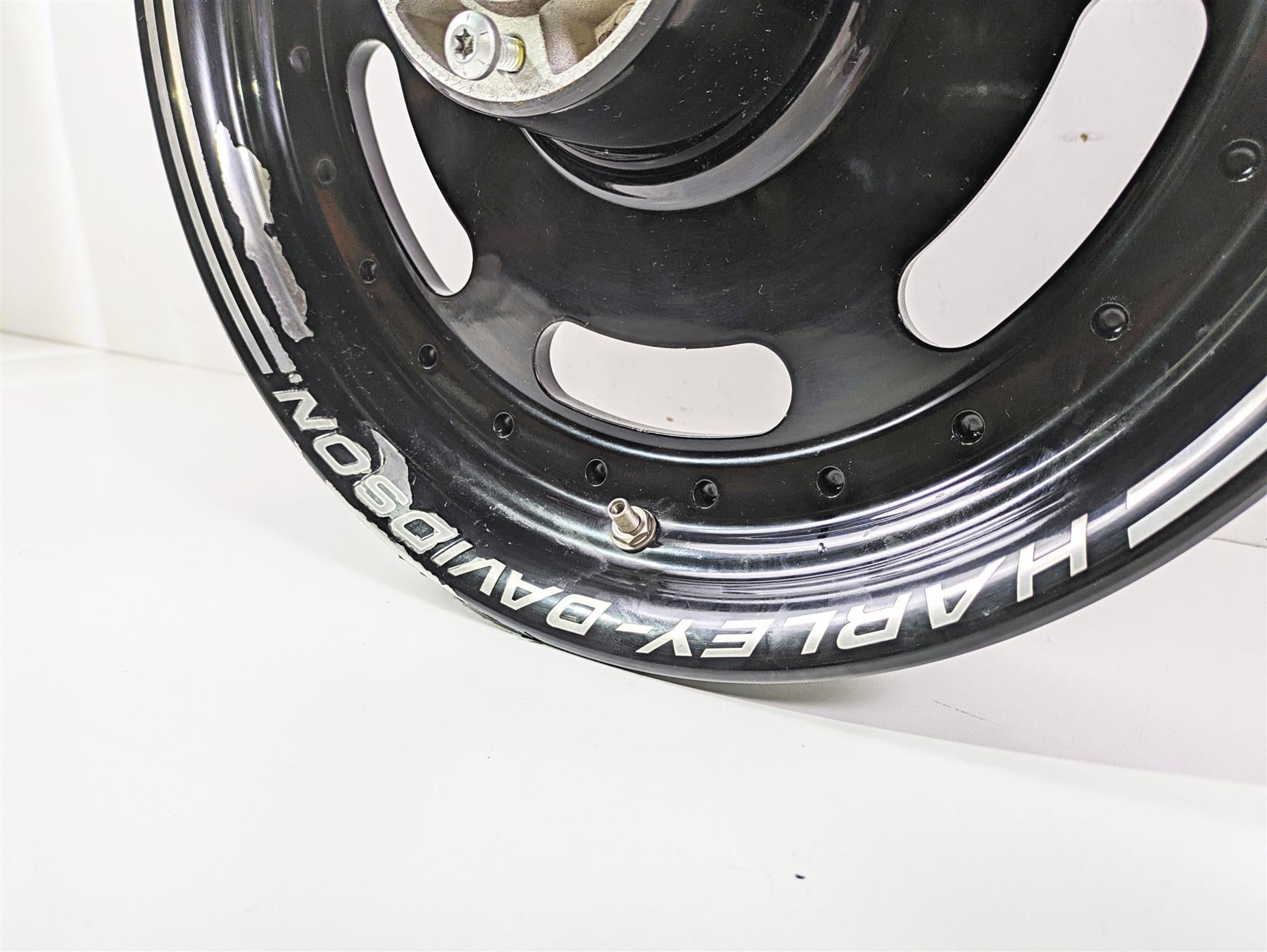 2016 Harley FXDF Dyna Fat Bob Front Wheel Rim 16x3 Black - Read 43300254 {{ shop.shopifyCountryName }} - Mototech271