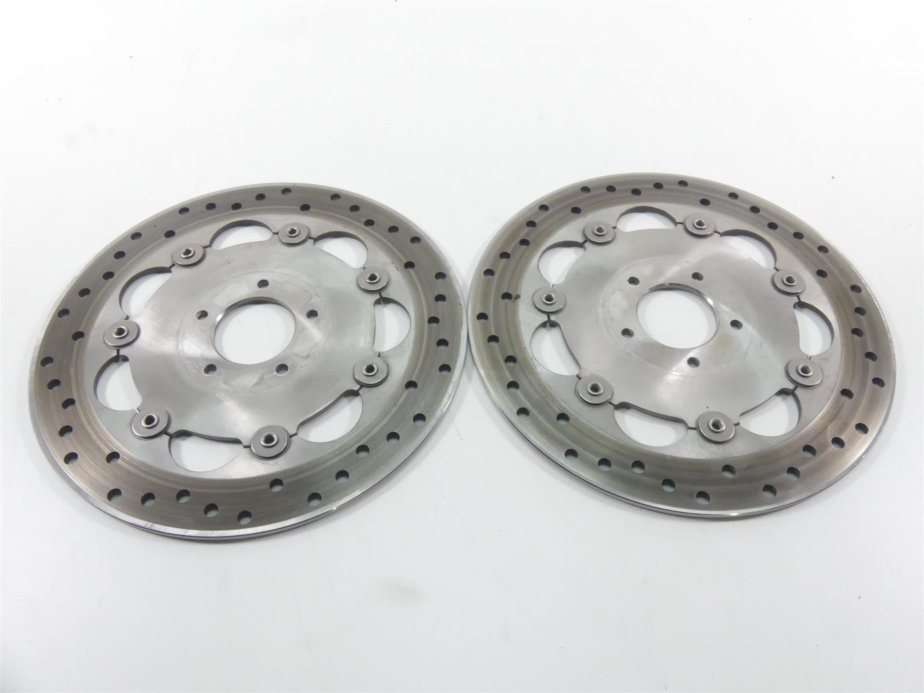 2010 Harley FXDF Dyna Fat Bob Front Brake Rotor Disc Set 42040-06 {{ shop.shopifyCountryName }} - Mototech271