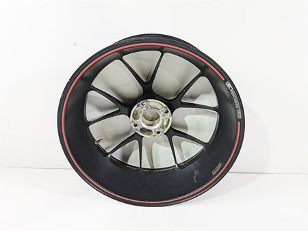 2008 Ducati SBK 1098 S Straight Marchesini 17x6 Rear Wheel Forged Rim 50221251AB {{ shop.shopifyCountryName }} - Mototech271