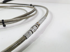 2016 Harley FXDF Dyna Fat Bob Front Brake Line & Clutch Cable 16" Ape Hanger