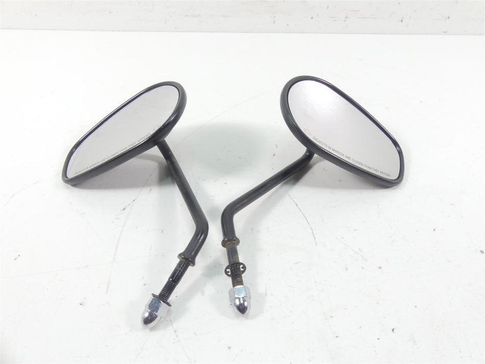 2010 Harley FXDWG Dyna Wide Glide Black Rear View Mirror Set 91909-03B 91910-03B {{ shop.shopifyCountryName }} - Mototech271