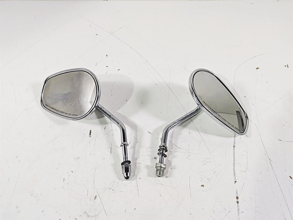 2015 Harley FXDL Dyna Low Rider Chrome Rear View Mirror Set 91840-03B 91845-03B {{ shop.shopifyCountryName }} - Mototech271