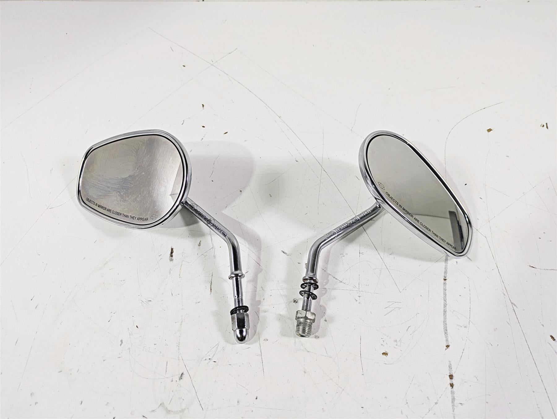 2015 Harley FXDL Dyna Low Rider Chrome Rear View Mirror Set 91840-03B 91845-03B | Mototech271