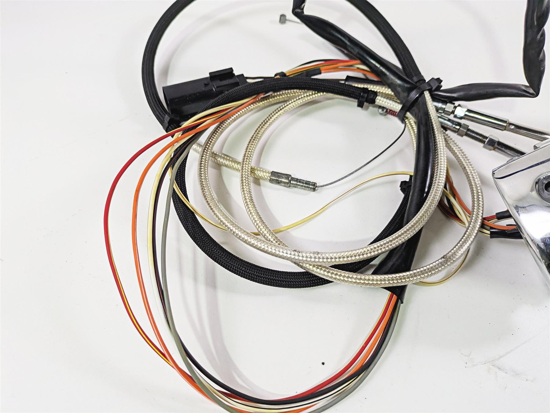 2008 Harley FXCWC Softail Rocker Left Right Chrome Control Switch Set 71682-06A {{ shop.shopifyCountryName }} - Mototech271