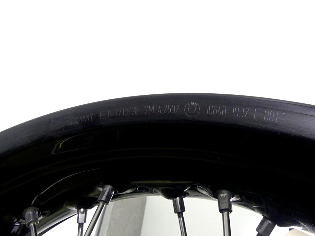 2013 BMW F800GS STD K72 Straight Rear Wheel Rim 17x4.25 36317719727 36318564177 {{ shop.shopifyCountryName }} - Mototech271