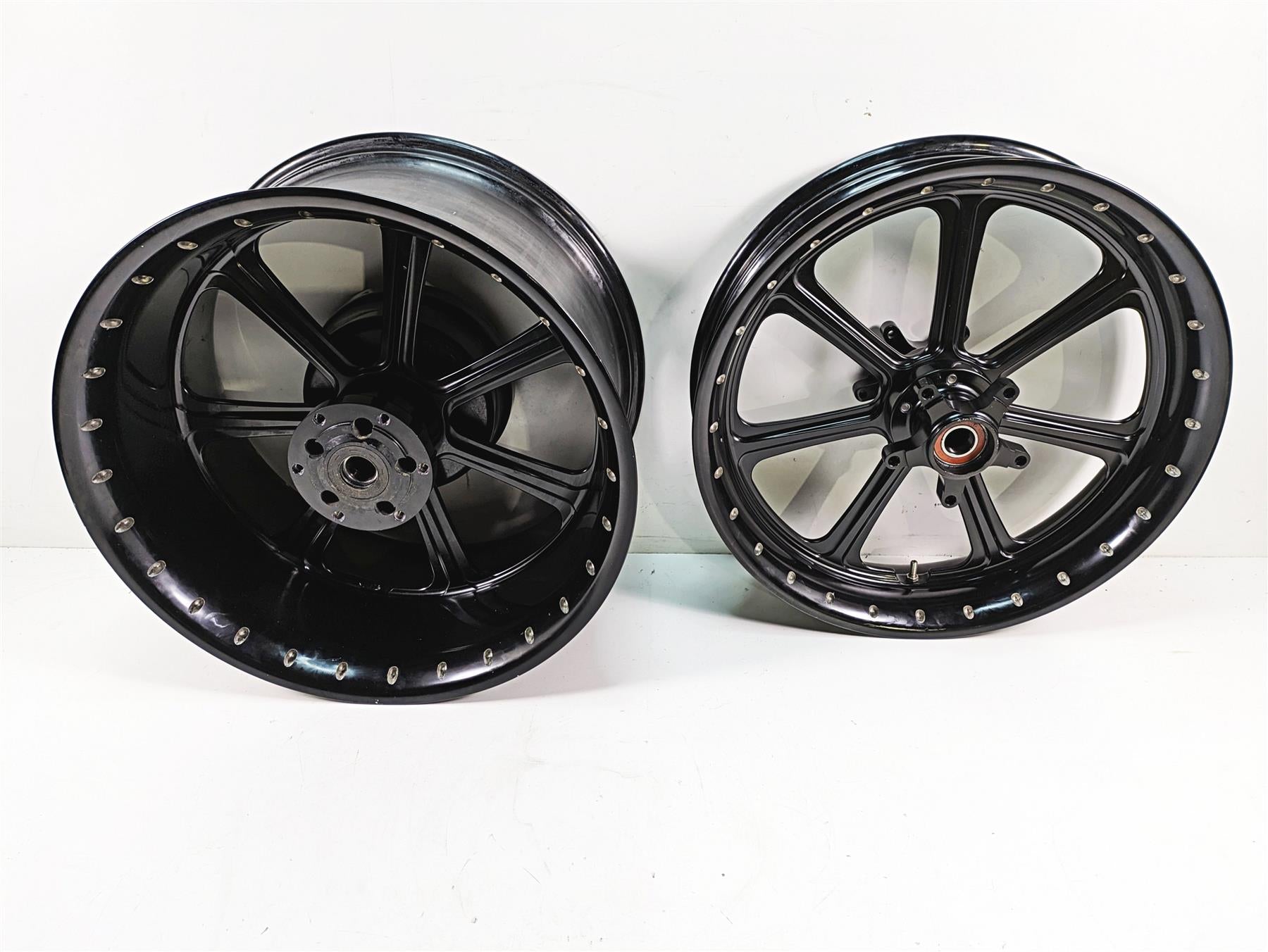 Suzuki M109R VZR1800 Custom Front Rear Straight Wheel Rim Set 19x4.5 18x10 {{ shop.shopifyCountryName }} - Mototech271