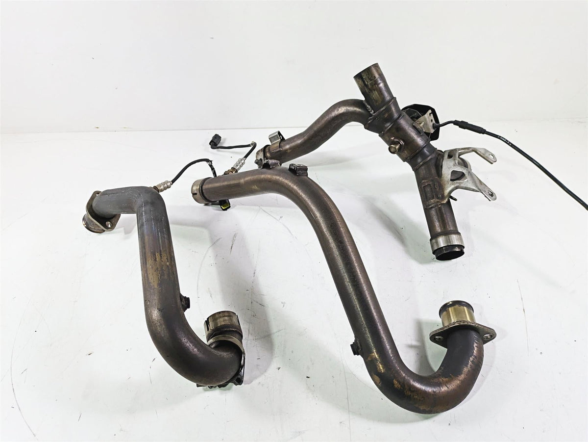 2009 Ducati Monster 1100 S Exhaust Header & Servo Motor Set 57211551B 59340301A {{ shop.shopifyCountryName }} - Mototech271