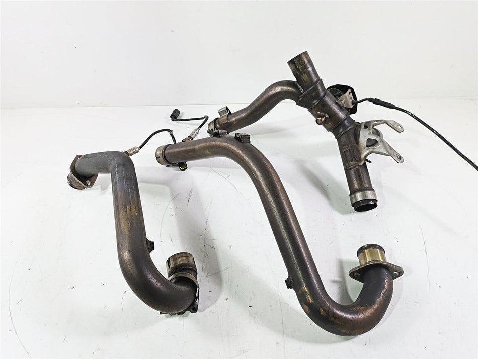 2009 Ducati Monster 1100 S Exhaust Header & Servo Motor Set 57211551B 59340301A {{ shop.shopifyCountryName }} - Mototech271