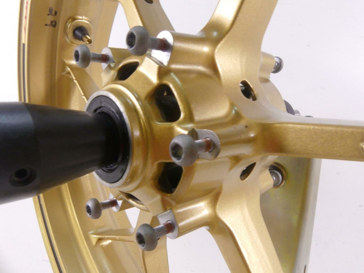 2014 Honda CBR1000 SP Fireblade Straight Front Wheel Rim 17x3.5 44650-MGP-306ZA {{ shop.shopifyCountryName }} - Mototech271