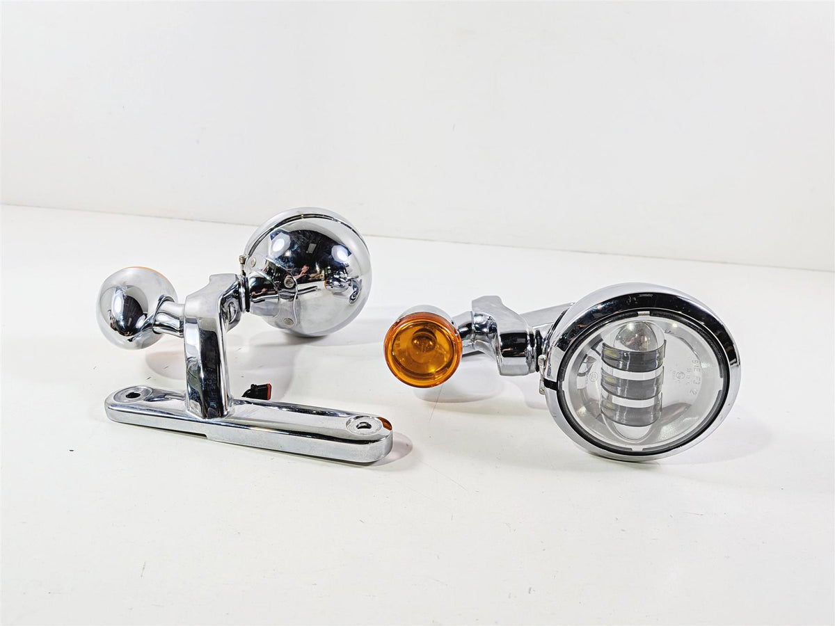 2014 Harley Touring FLHTK Electra Glide Front Spot Light Blinker Set 68000021 68000022-Mototech271