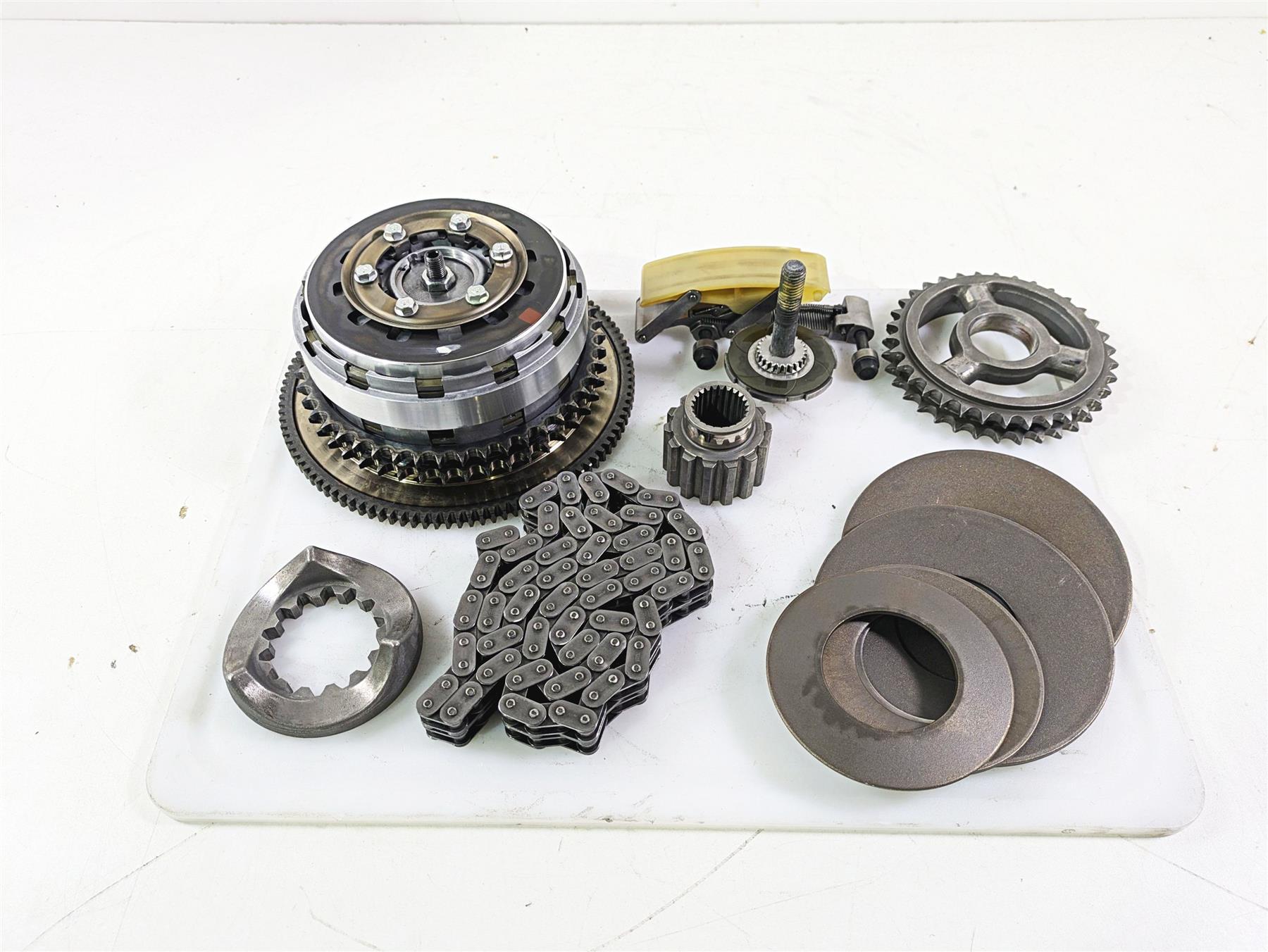 2009 Harley FXCWC Softail Rocker Primary Drive Clutch Kit 9k Only 37813-06A | Mototech271
