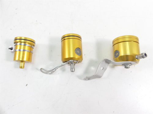 2009 Ducati Monster 1100 S Rizoma Golden Brake Fluid Reservoir Set CT027G | Mototech271