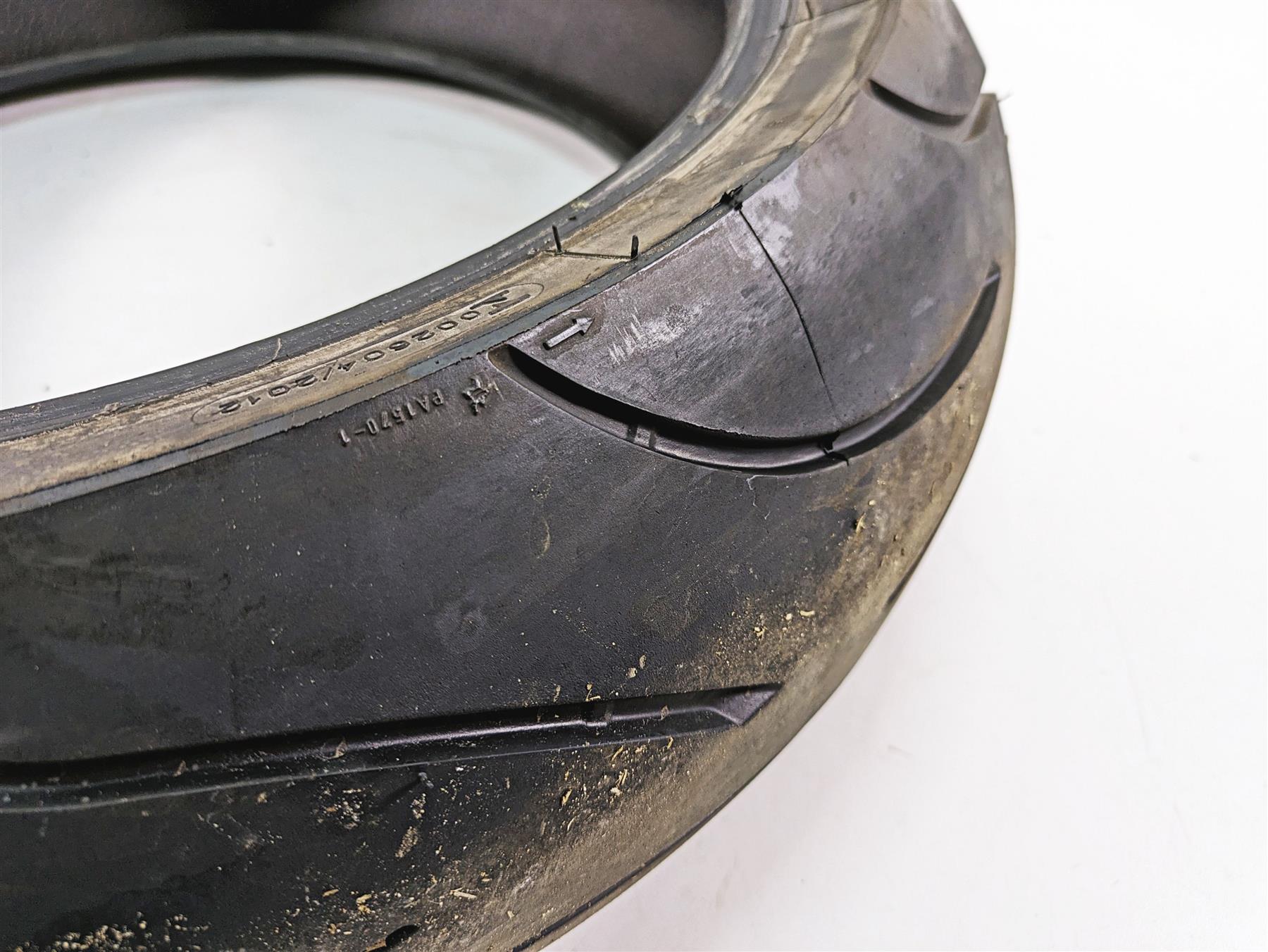 Used Rear Motorcycle Tire Michelin Pilot Power 2 180/55 ZR17 {{ shop.shopifyCountryName }} - Mototech271