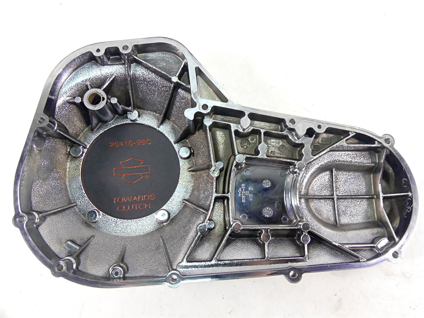 2004 Harley Touring FLHTCUI Electra Glide Outer Primary Clutch Cover 60672-98 {{ shop.shopifyCountryName }} - Mototech271