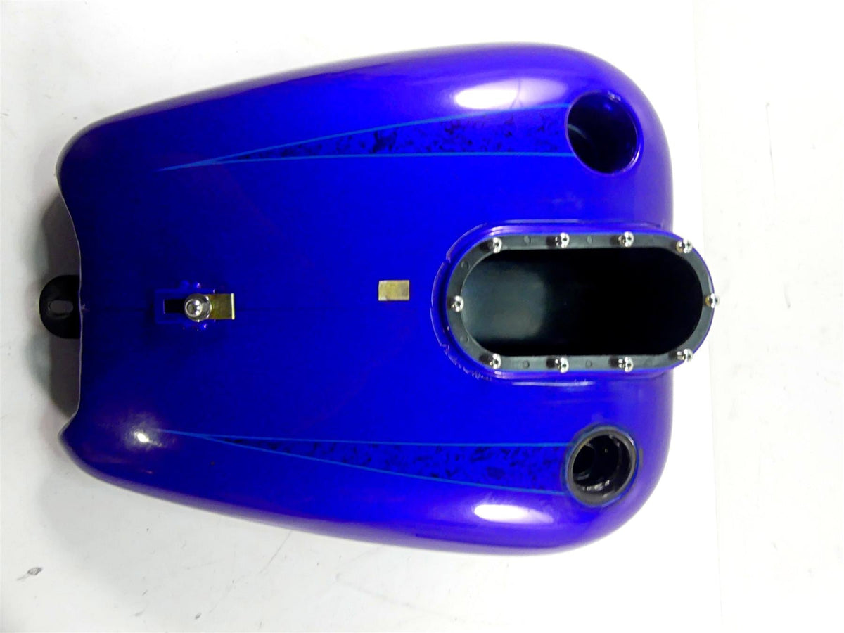 2007 Harley Touring FLHRSE CVO Road King Fuel Gas Tank Candy Cobalt 61387-07 {{ shop.shopifyCountryName }} - Mototech271