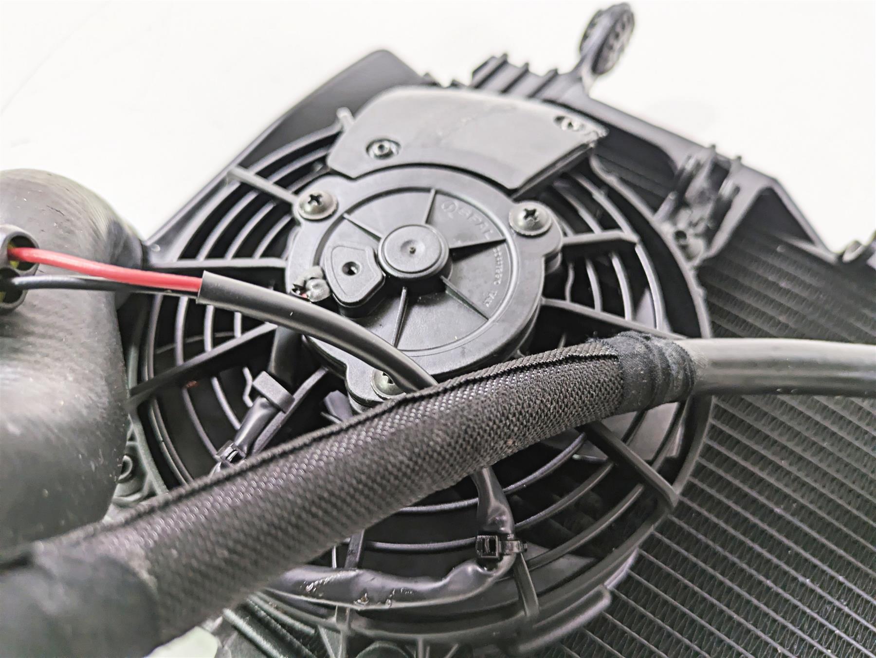 2023 Ducati Monster 937 SP Radiator Fan & Reservoir -No Leaks But Dent 54812612B {{ shop.shopifyCountryName }} - Mototech271