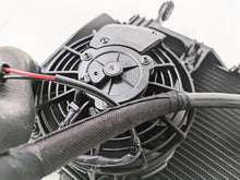 Load image into Gallery viewer, 2023 Ducati Monster 937 SP Radiator Fan &amp; Reservoir -No Leaks But Dent 54812612B | Mototech271
