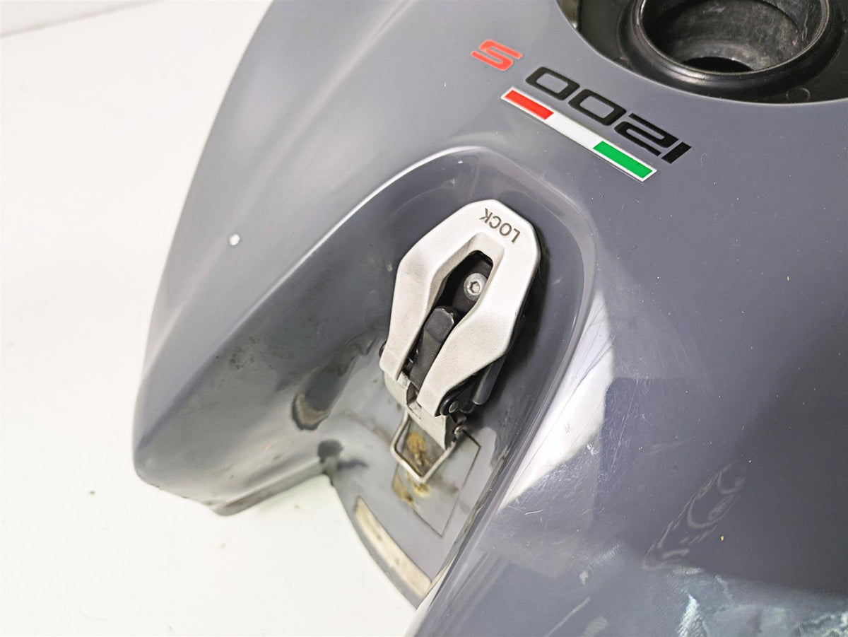 2017 Ducati Monster 1200 S Fuel Gas Petrol Tank Gray DENTED 58612501EJ {{ shop.shopifyCountryName }} - Mototech271