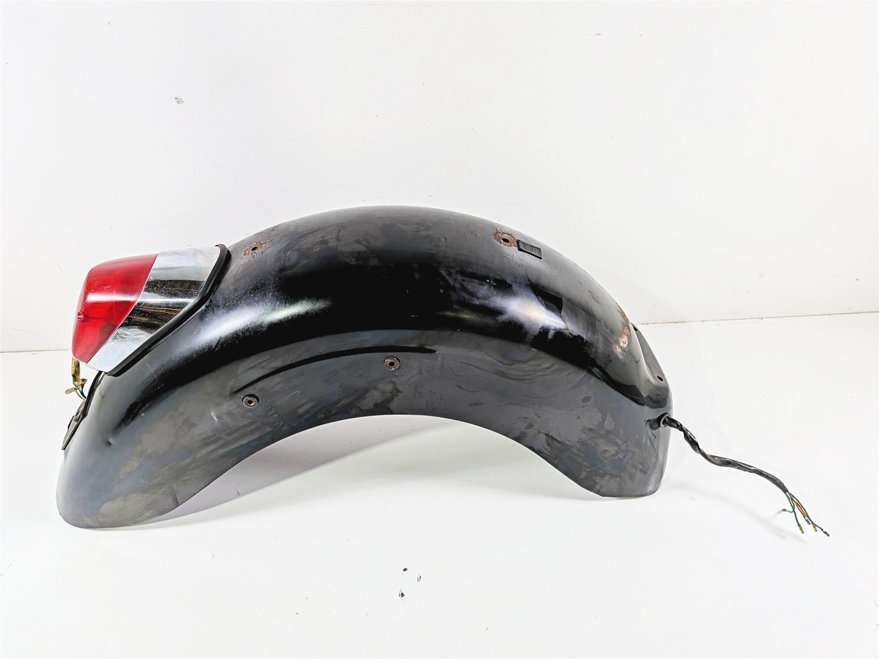 2002 Honda Shadow VT750 CDA Deluxe Rear Fender & Taillight 80100-MBA-661ZB