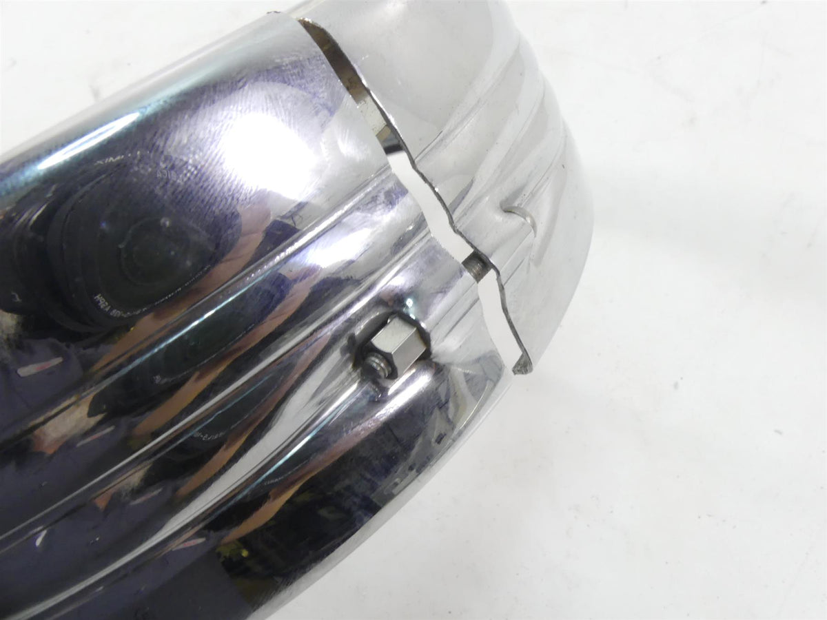 2004 Harley FLHTC SE CVO Electra Glide Chrome Led Headlight Halo Ring {{ shop.shopifyCountryName }} - Mototech271