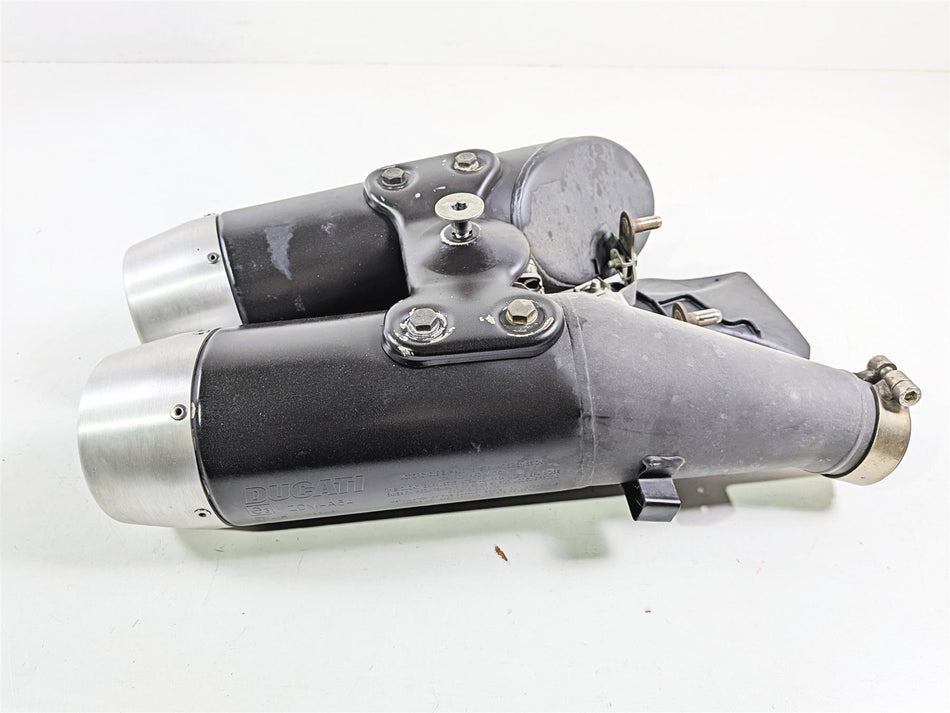 2009 Ducati Hypermotard 1100 S Oem Stock Exhaust Muffler Pipe 57311051A 57411051-Mototech271