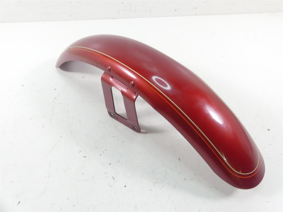 1998 Harley Dyna FXDL Low Rider Front Fender Lazer Red Pearl - Bent 58998-83E {{ shop.shopifyCountryName }} - Mototech271