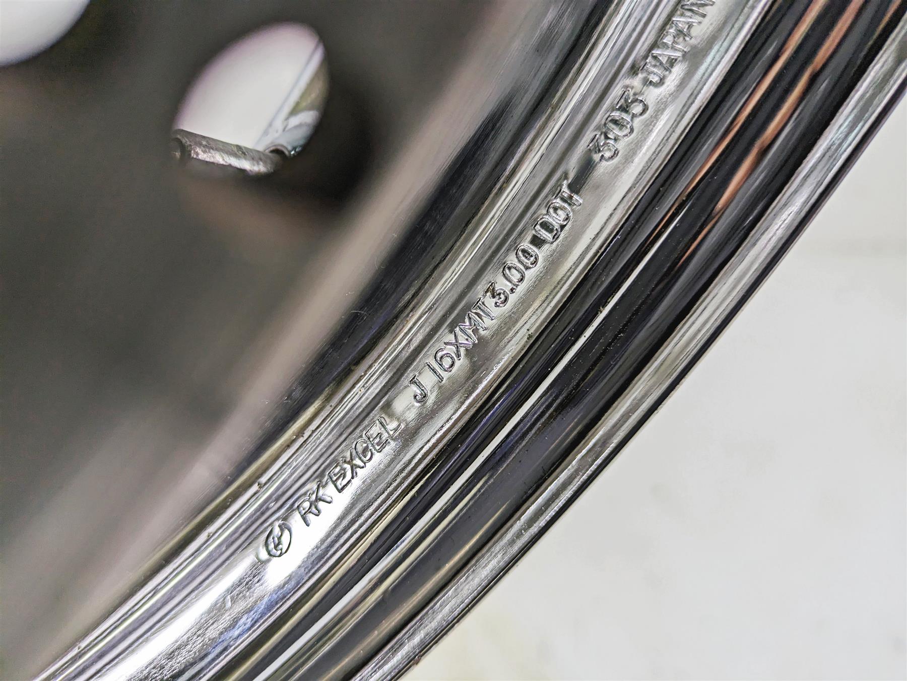 1997 Kawasaki VN1500 Vulcan Spoke Front Wheel Rim Excel 16x3 -Read 41034-1259 {{ shop.shopifyCountryName }} - Mototech271