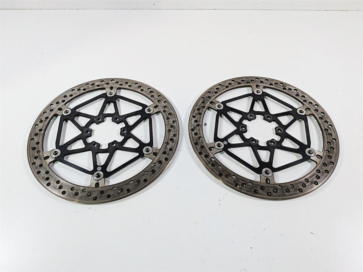 2018 Aprilia RSV4 RR Brembo Front Brake Disc Rotor Set 330mm 2B001135 2B001136 {{ shop.shopifyCountryName }} - Mototech271
