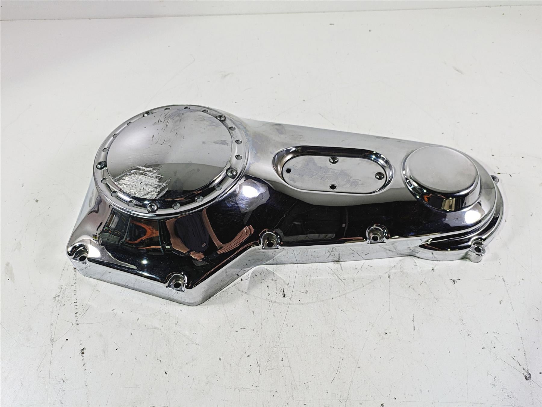 2005 Harley Softail FLSTFSE CVO Fat Boy Outer Primary Clutch Cover 60506-99 {{ shop.shopifyCountryName }} - Mototech271
