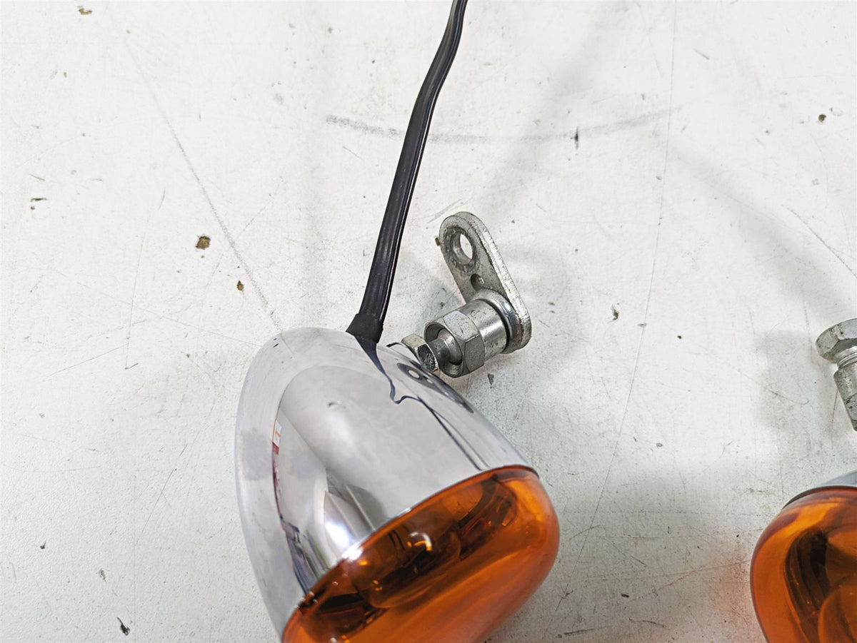 2006 Harley FLSTI Softail Heritage Front Blinker Turn Signal Set - Read 68972-00 {{ shop.shopifyCountryName }} - Mototech271