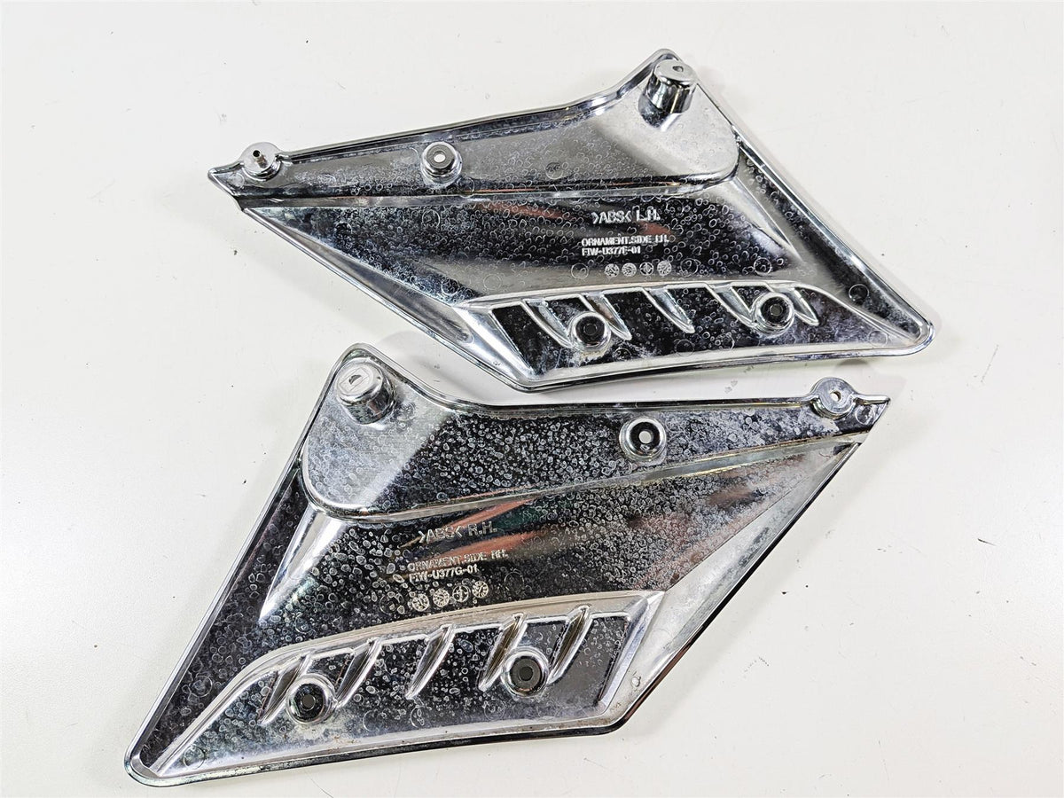 2009 Yamaha Waverunner FX1800 Cruiser Chrome Side Cover Set F1W-U377G-01 {{ shop.shopifyCountryName }} - Mototech271