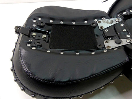 2002 Harley FLSTCI Softail Heritage Mustang 17" Wide Studded Seat Set 75094 {{ shop.shopifyCountryName }} - Mototech271